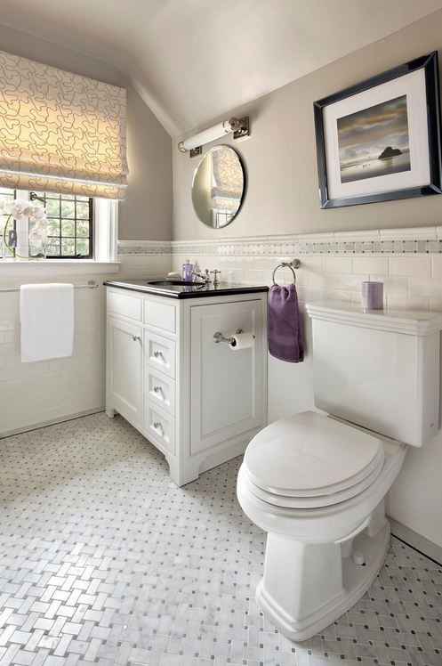 BATHROOM - ANATOLIA BIANCO VENATINO BASKETWEAVE 2