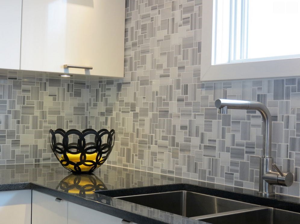Kitchen Backsplash Anatolia Fluid Marble Mini Versaille