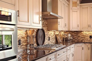 KITCHEN BACKSPLASH - ANATOLIA BLISS CAPPUCCINO LINEAR