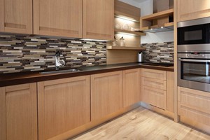 KITCHEN BACKSPLASH - ANATOLIA BLISS STAINLESS WOODLAND PARK