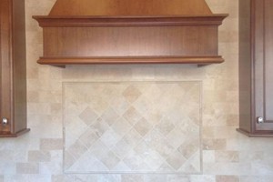 KITCHEN BACKSPLASH - ANATOLIA IVORY HONED AND FILLED 3X6 AND 4X4