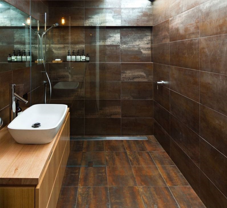 SHOWER ELEGANZA  METALLICA BROWN