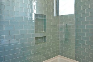 SHOWER - GLAZZIO CRYSTILE SERIES 3X6 GRAY SKY